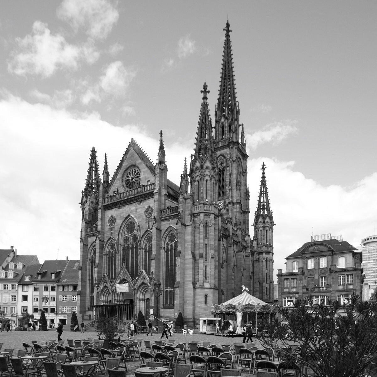 The protestant St Stephen's Church Mulhouse 