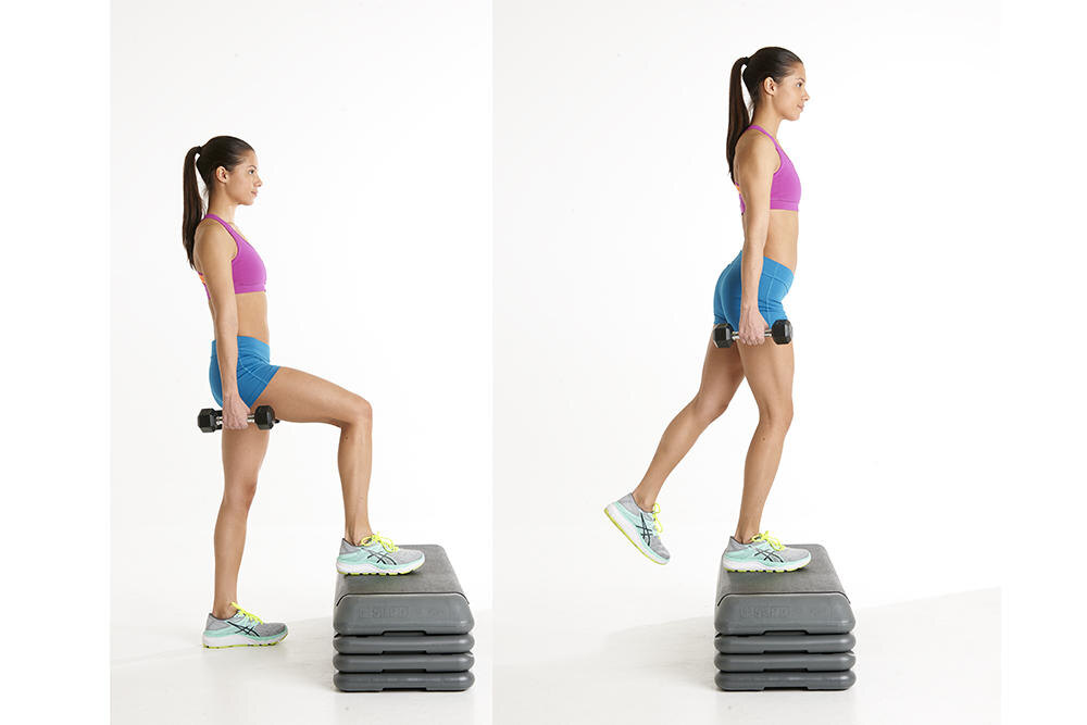 Зашагивания на платформу