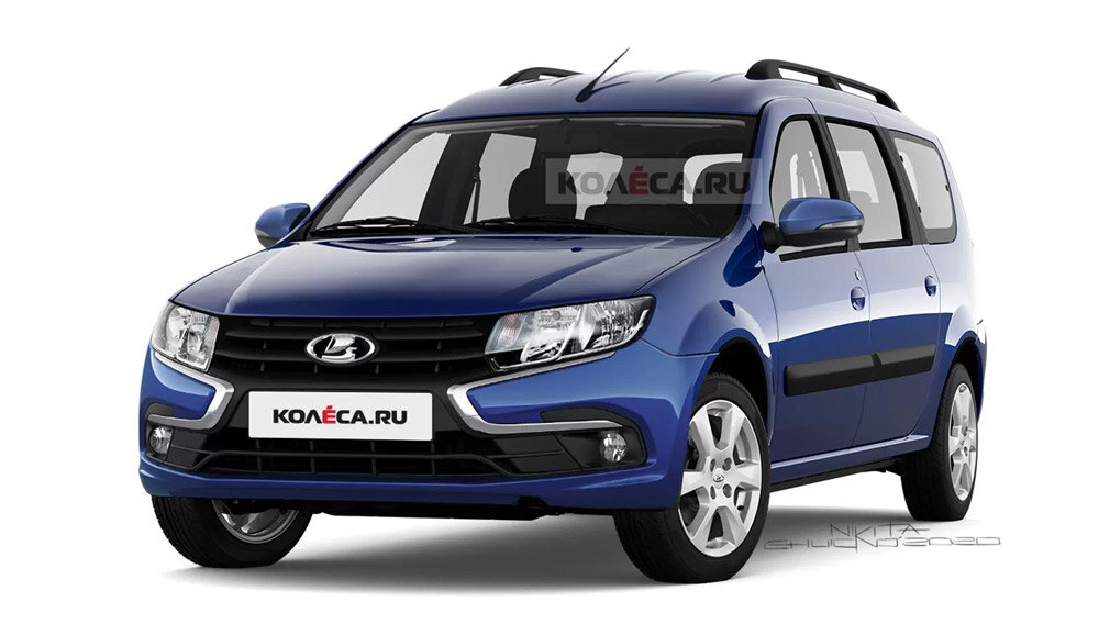 рендер нового Lada Largus