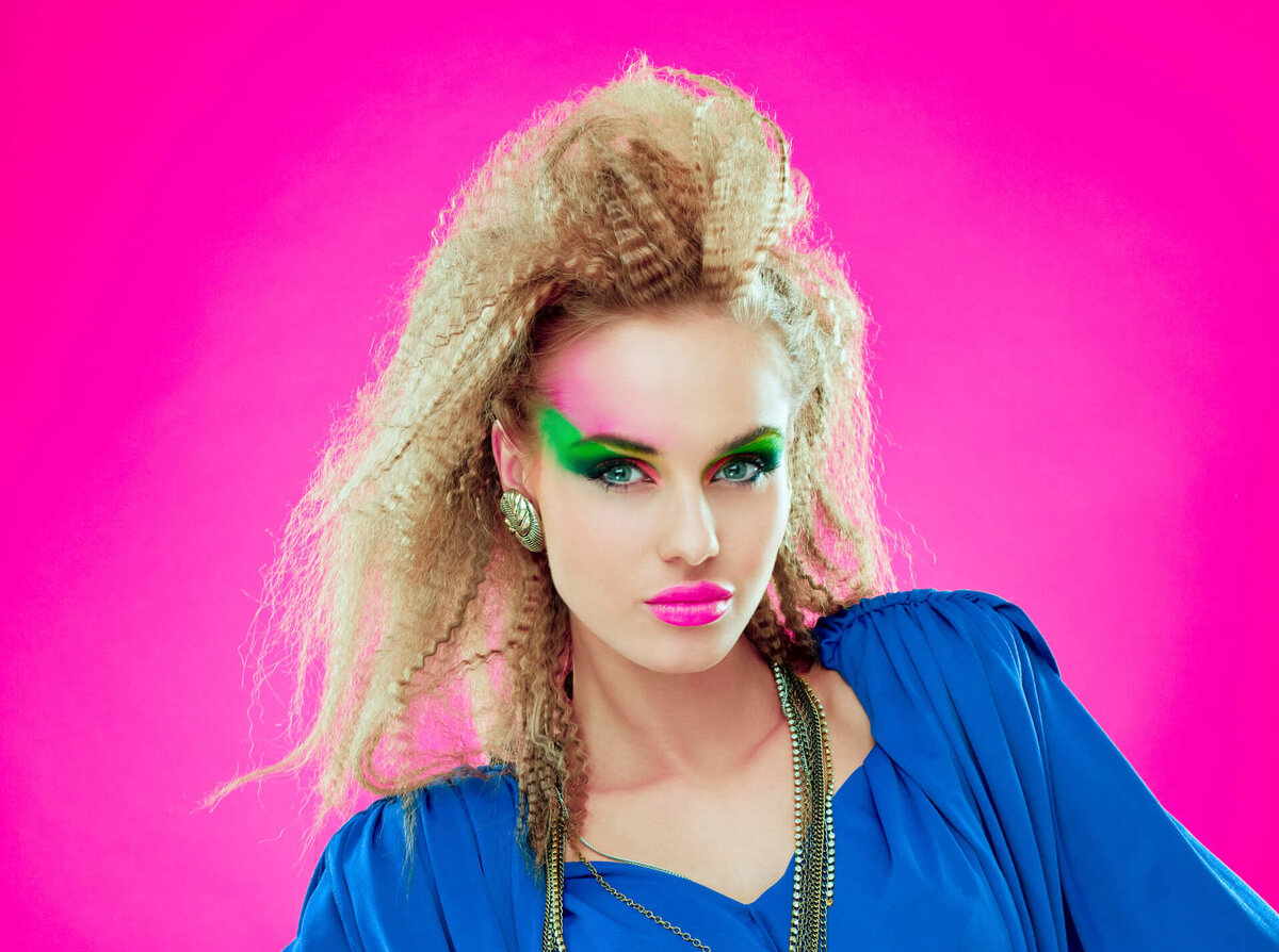 Яркая мода в 90-е годы