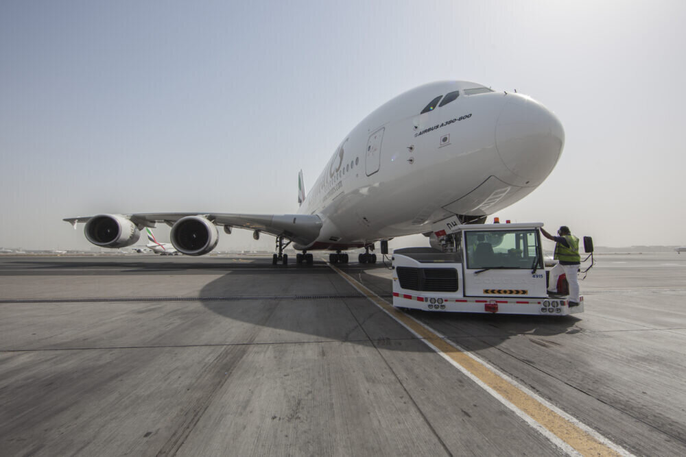 Как вы взвесите такую штуковину, как пассажирский самолет? Фото: Dubai Airports