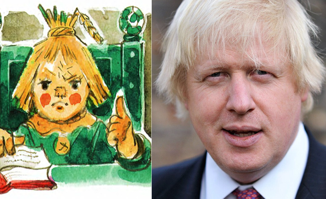 Страшила Джонсон. Коллаж автора