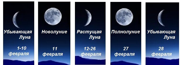 Когда полнолуние в феврале 2024 года. Новолуние в феврале 2021 года. Фаза растущей Луны. Новолуние растущая Луна. Когда будет новолуние.