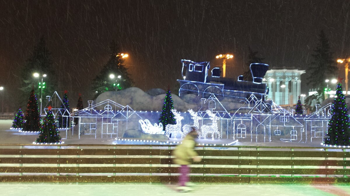 Наши покатушки на коньках 