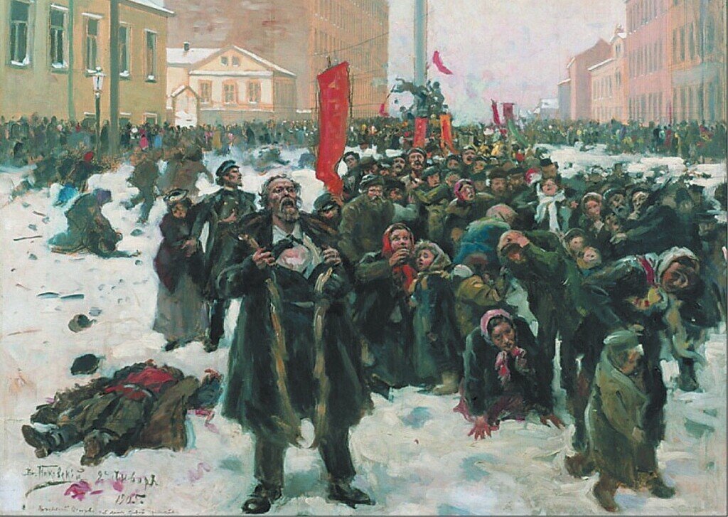 Кровавое воскресенье (1905). Картинка взята из источника: https://i.mycdn.me/i?r=AzEPZsRbOZEKgBhR0XGMT1RkOr7rBQeoWV3qvr-e45lUN6aKTM5SRkZCeTgDn6uOyic.