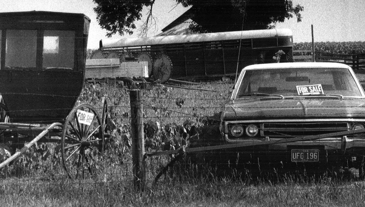 Фермеры распродают свое добро в 80х годах