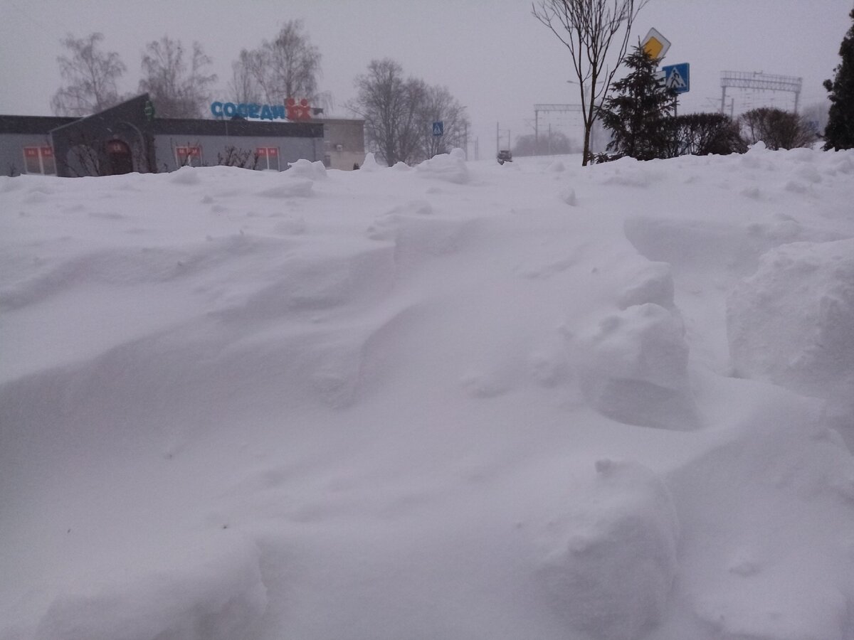 Беларусь борется с последствиями снегопада