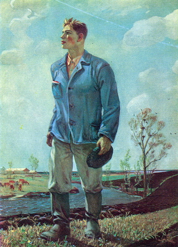 Александр Дейнека - «Тракторист» (1956)