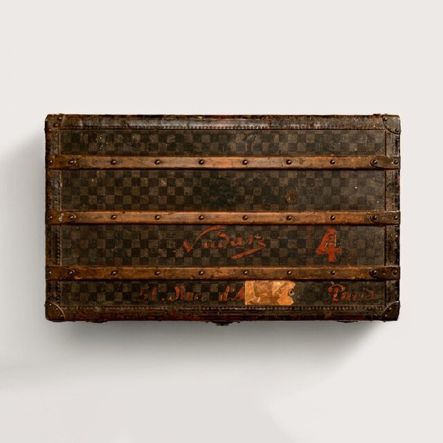 Чемодан для путешествий, канва Damier