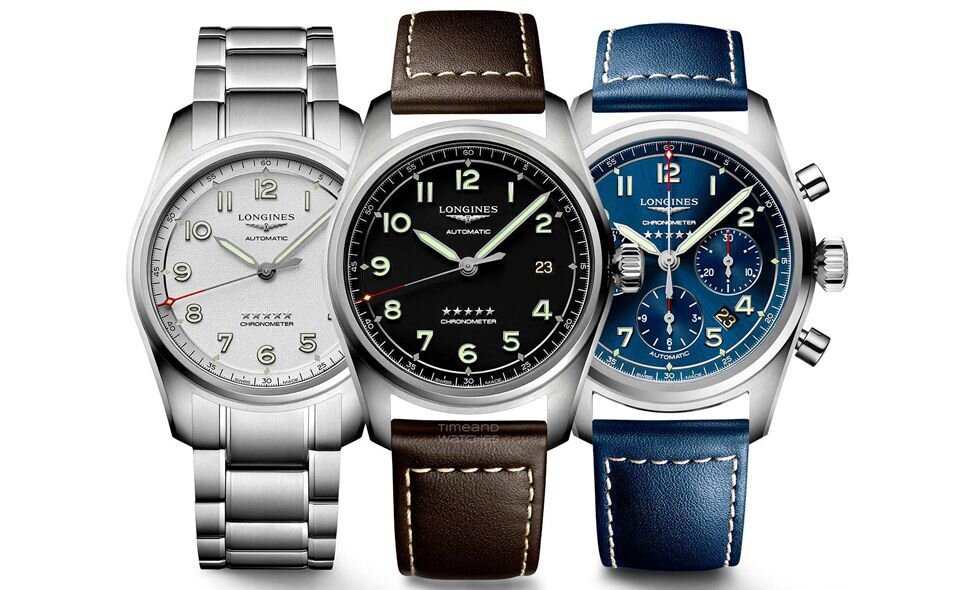 Три модели Longines Spirit