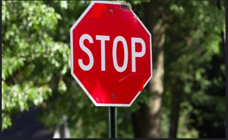 стоп проезд запрещен