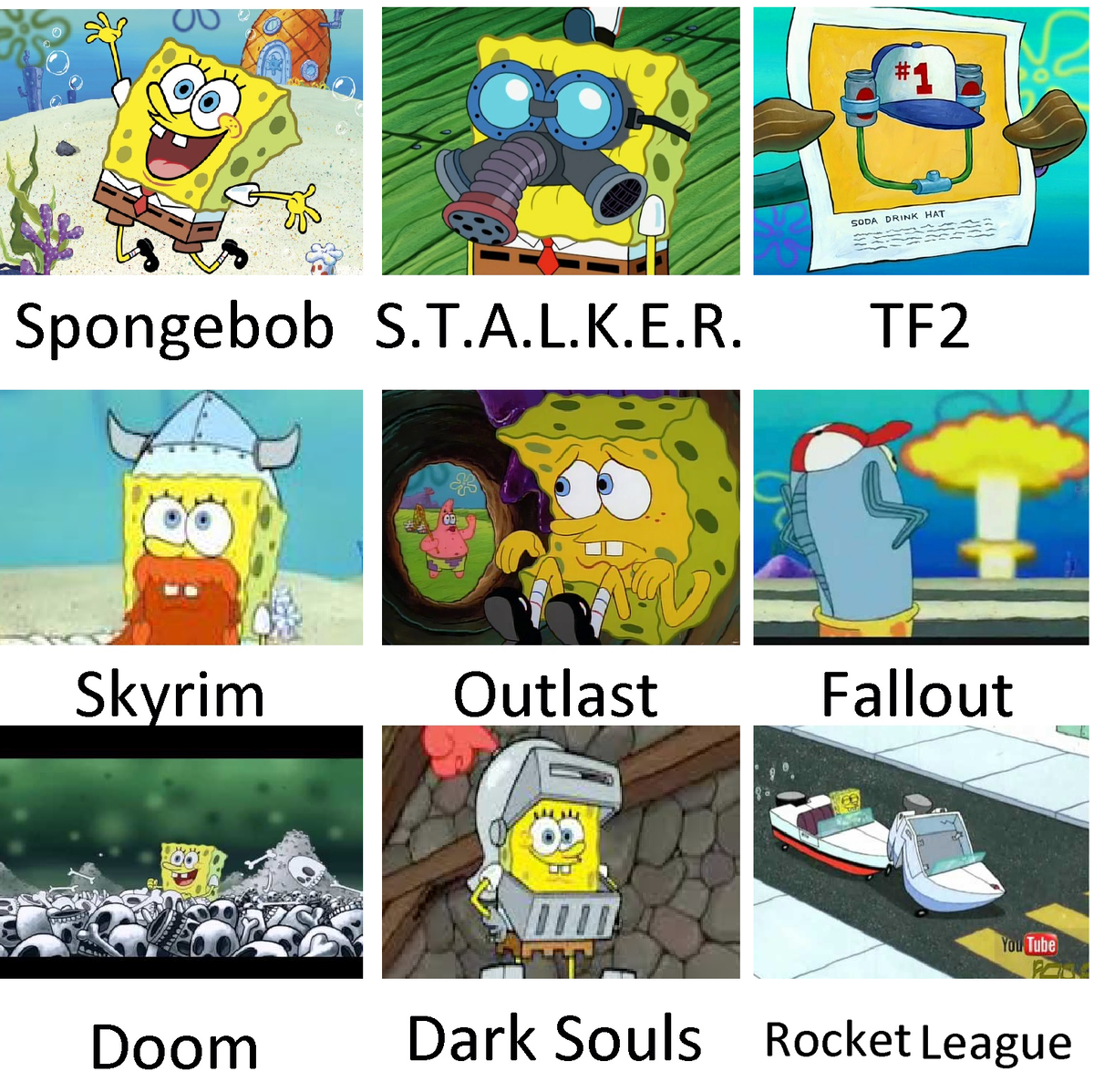 Спанч Боб в компьютерных играх