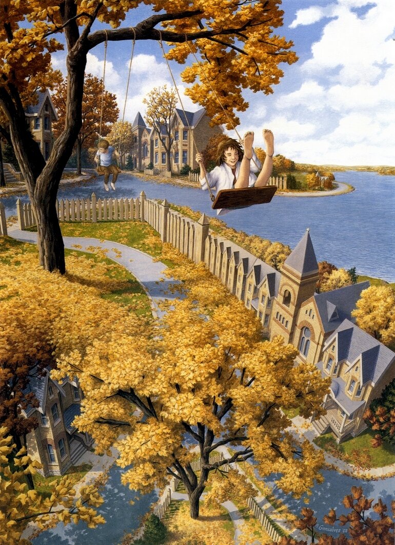 Фото из открыты источников в интернете. Художник Rob Gonsalves