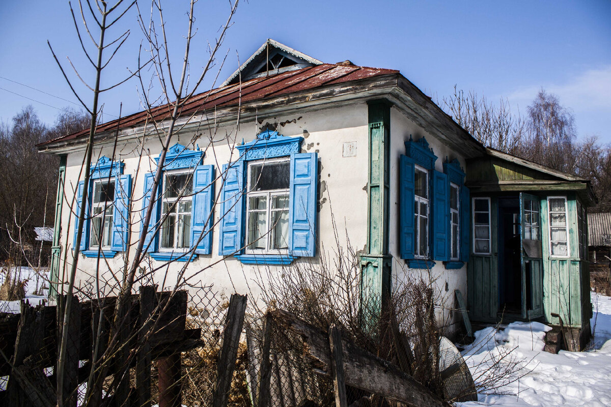 Заброшенное село Залесье, то, которое будет в игре 