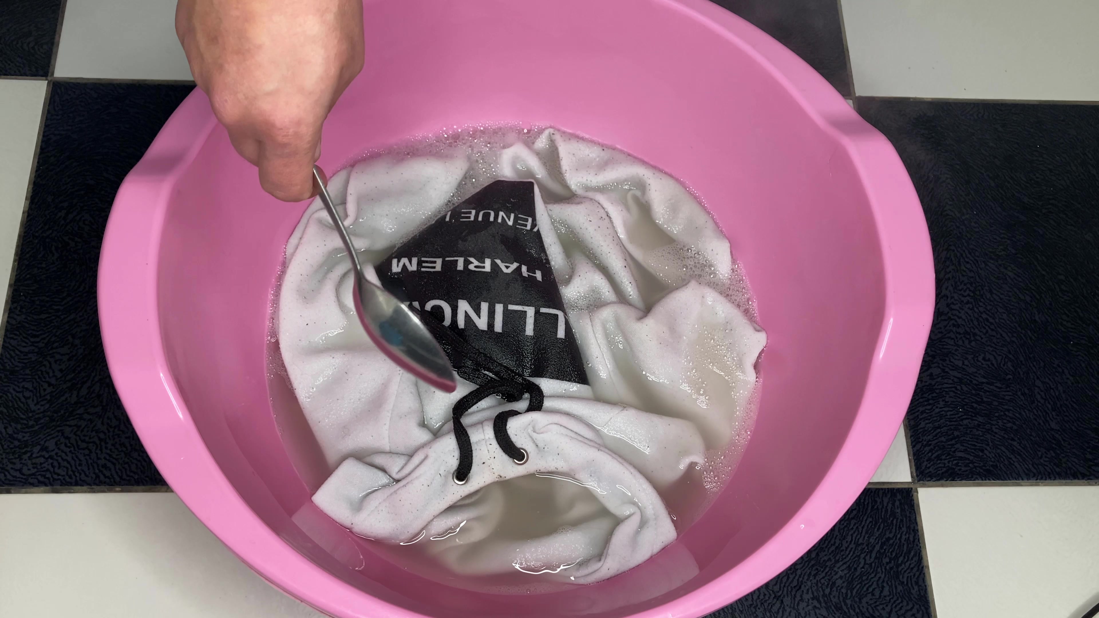 Процесс бережной стирки