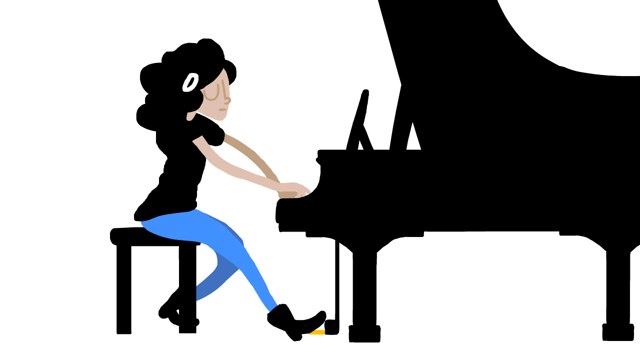 Пианист анимация. Музыкант на прозрачном фоне. Дети пианисты. Девушка и пианино.