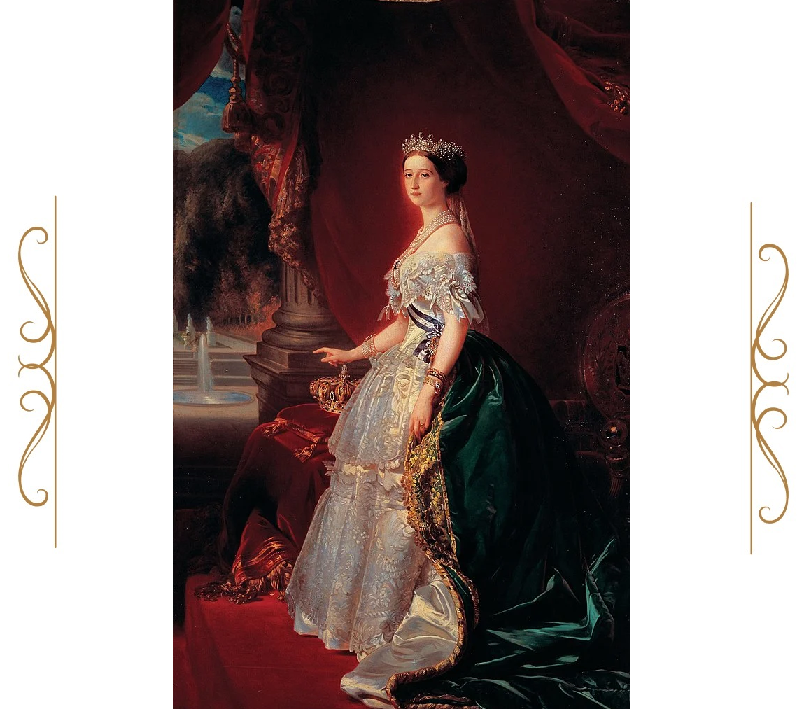 Императрица Евгения в придворном наряде, Франц Ксавер Винтерхальтер, 1852. (сс) Wikimedia Commons