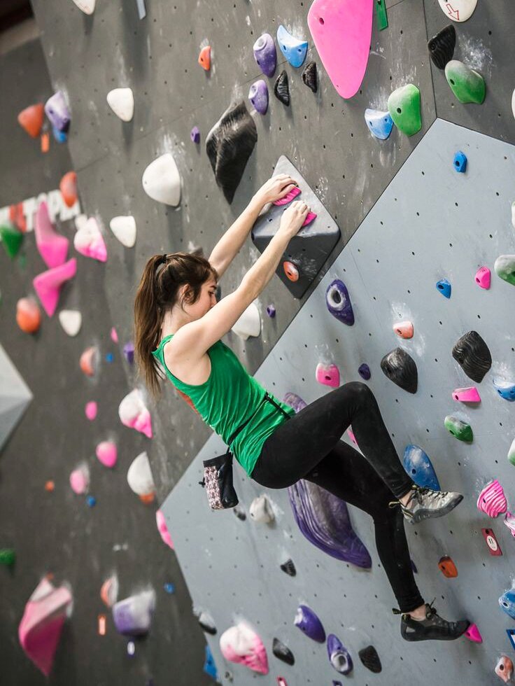 Трасса на скалодроме