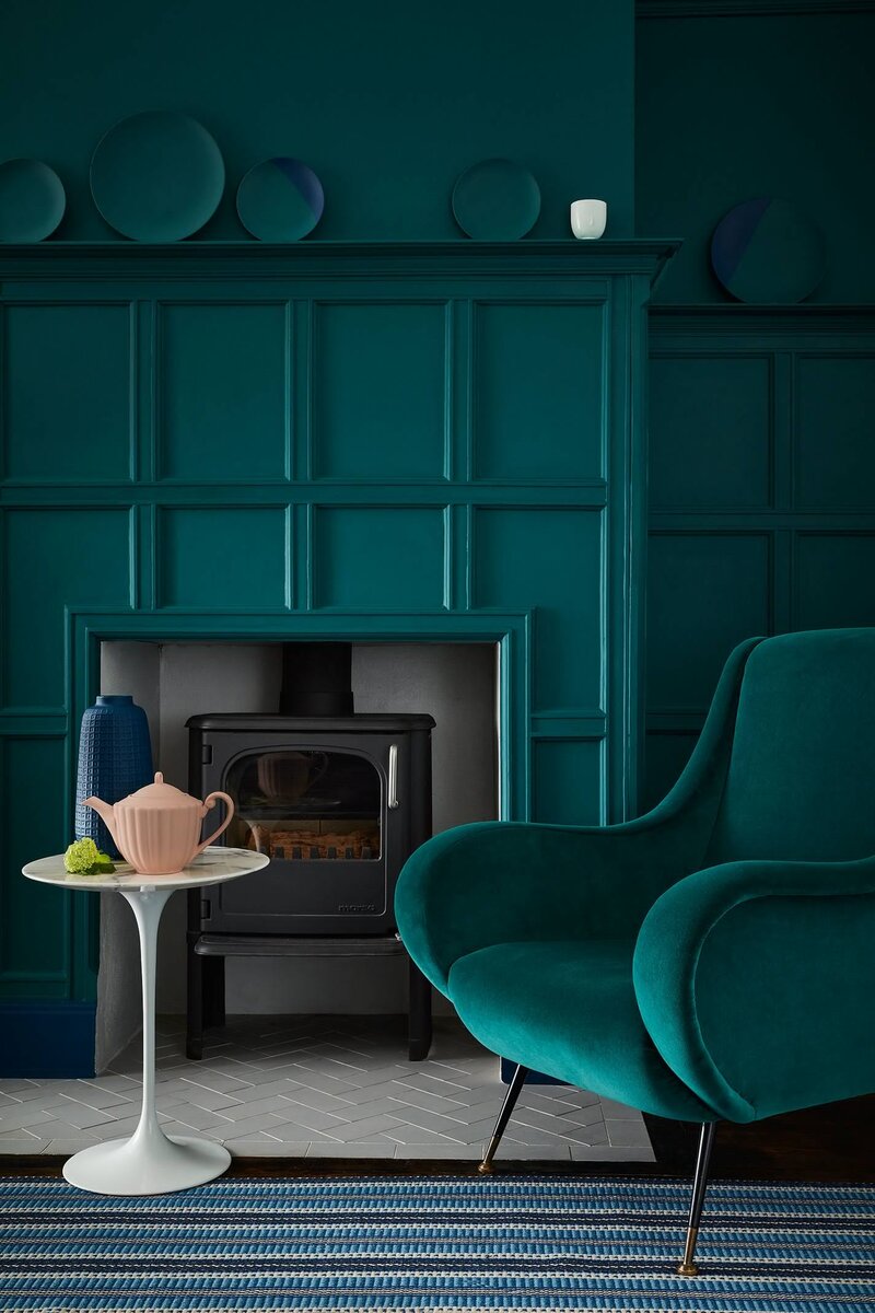 Little Greene 96 Mid Azure Green