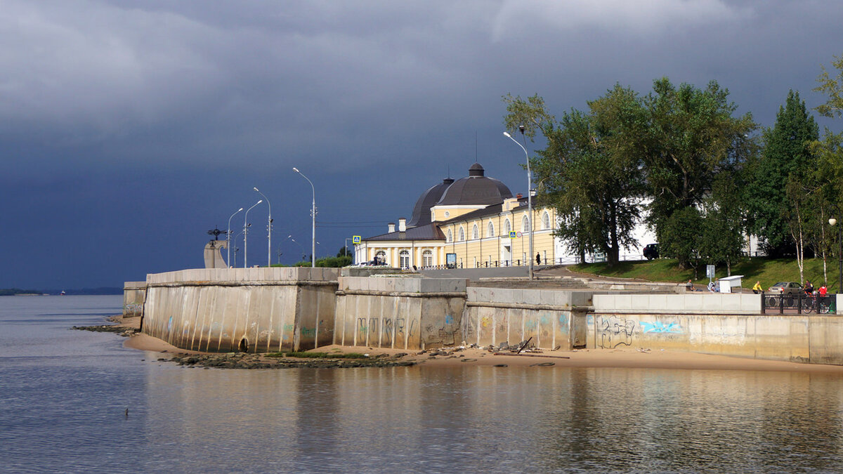 Фото архангельска с реки