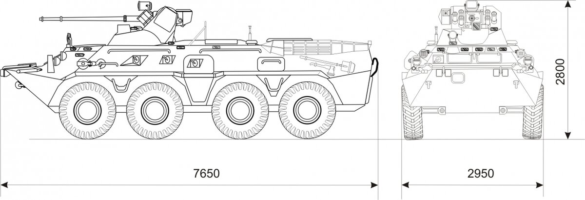 Бтр 82 схема