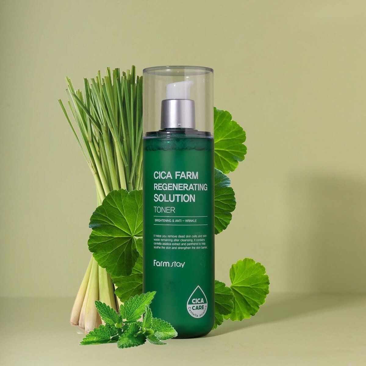 Восстанавливающий тонер с центеллой азиатской FarmStay Cica Farm Regenerating Solution Tone