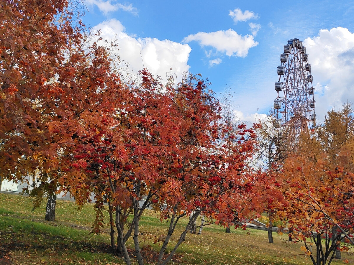 Супер-пупер-мега колесо обозрения на набережной! Ну, так, один раз прокатиться можно 😊