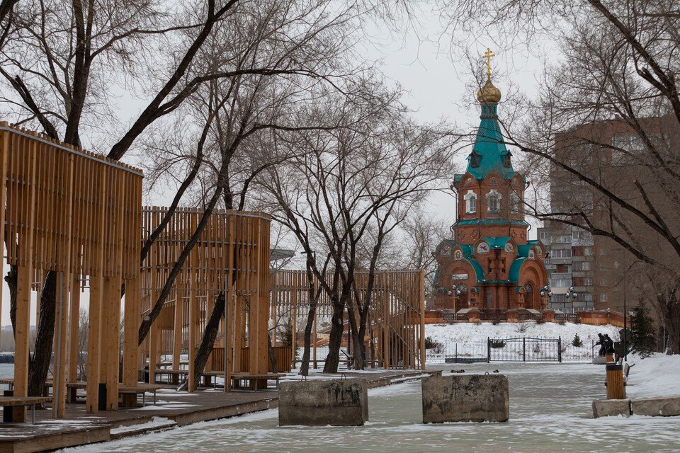     Сквер Энтуазистов, набережная Енисея Мария ЛЕНЦ