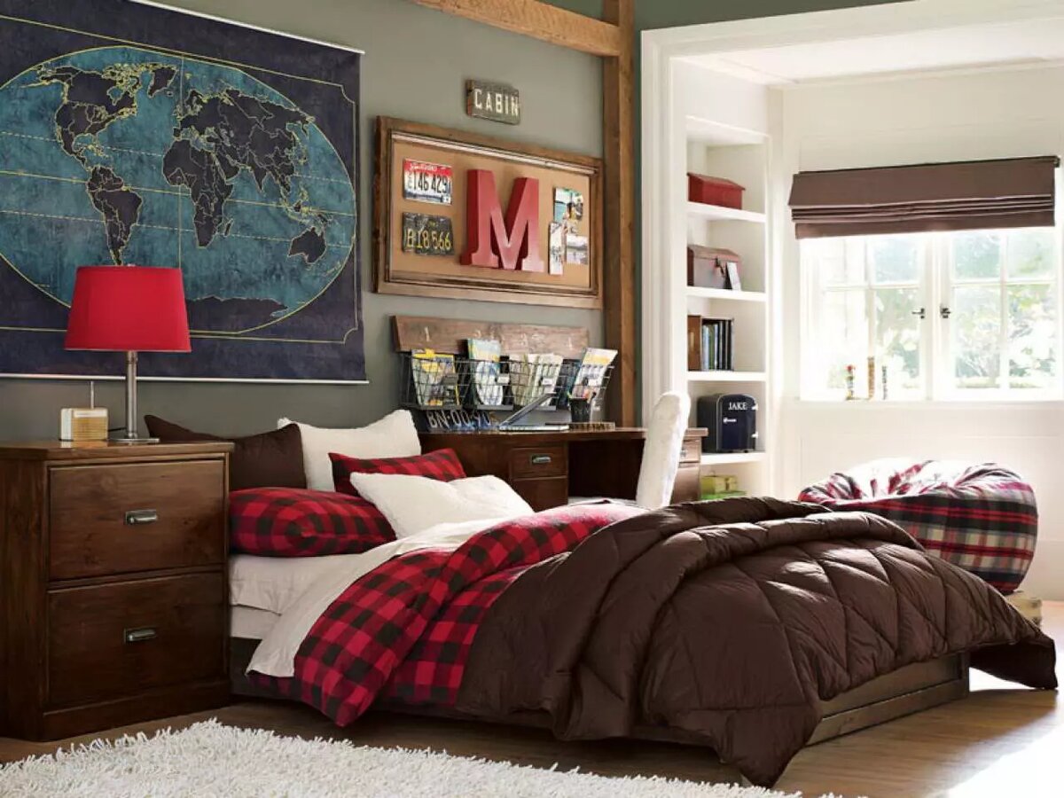 Спальня подростка в американском стиле