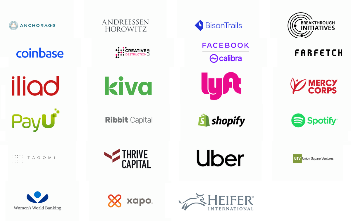 Список участников ассоциации криптопроекта Libra