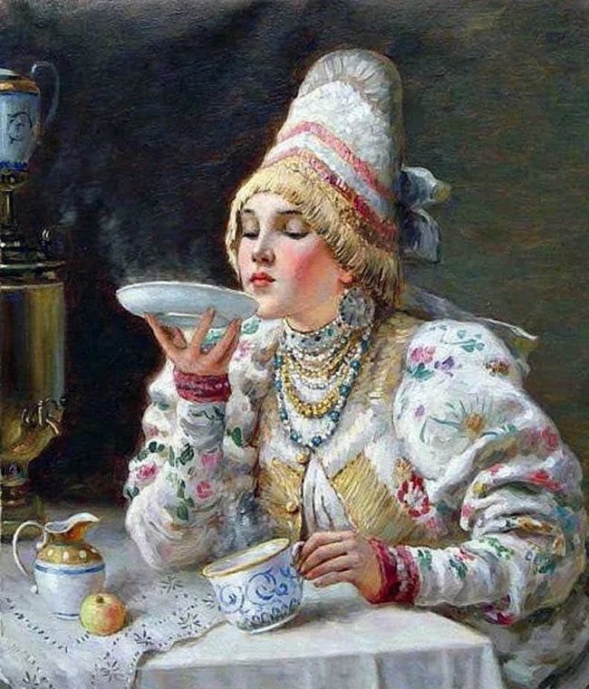 Стоит барыня