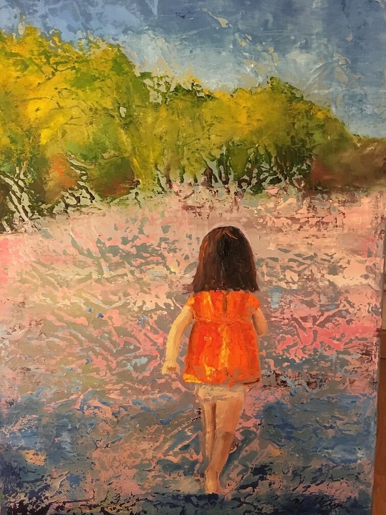 Моя работа. Решительная девочка. 