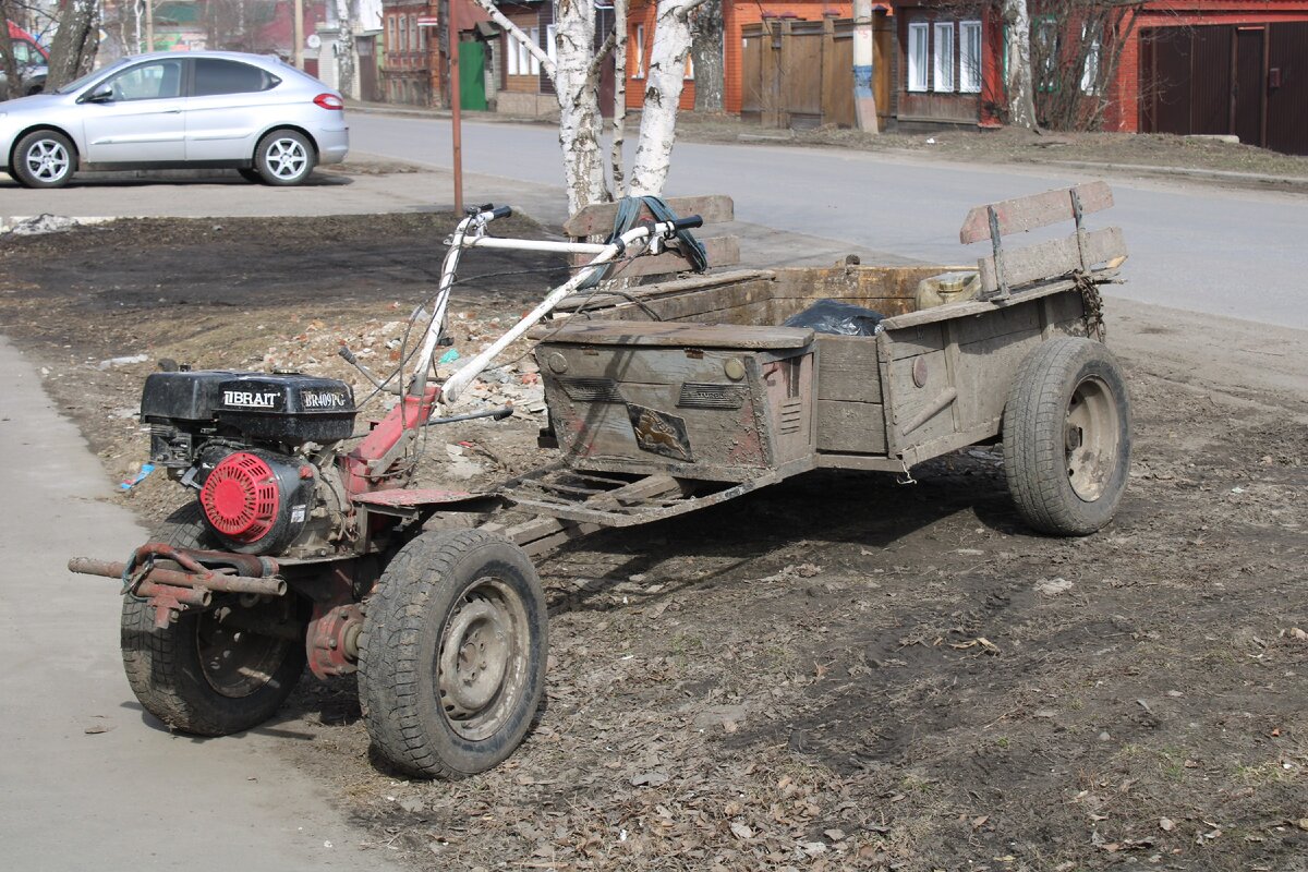 Мотоблок транспортное средство, одноосный трактор. Документы не надо, а ...