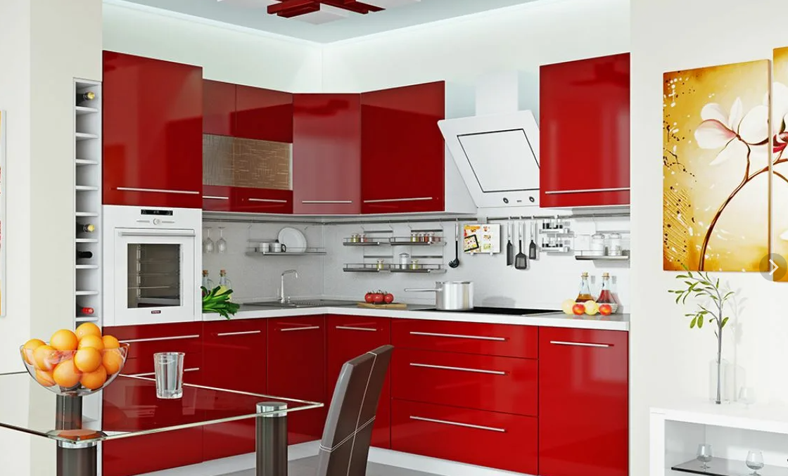 Сегодня подобную кухню можно купить с техникой и всем наполнением за 250 000р. 