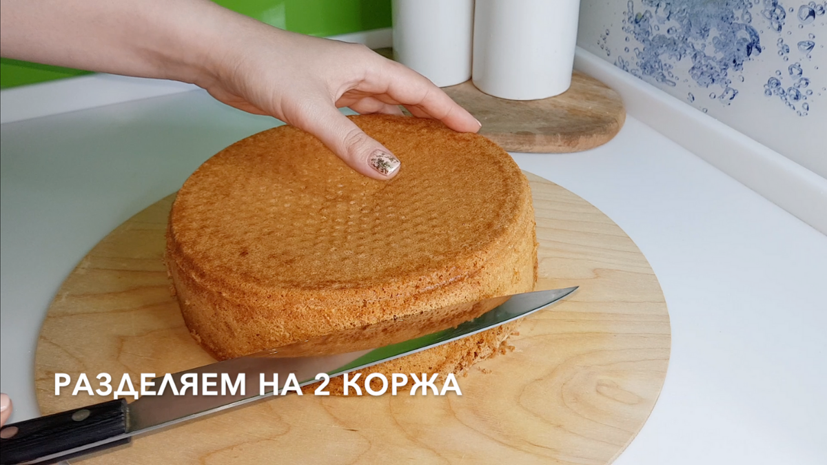 Воздушный бисквит и нежный творожный крем😍 Бисквитный тортик. | Hello  Kitchen Кулинария | Дзен