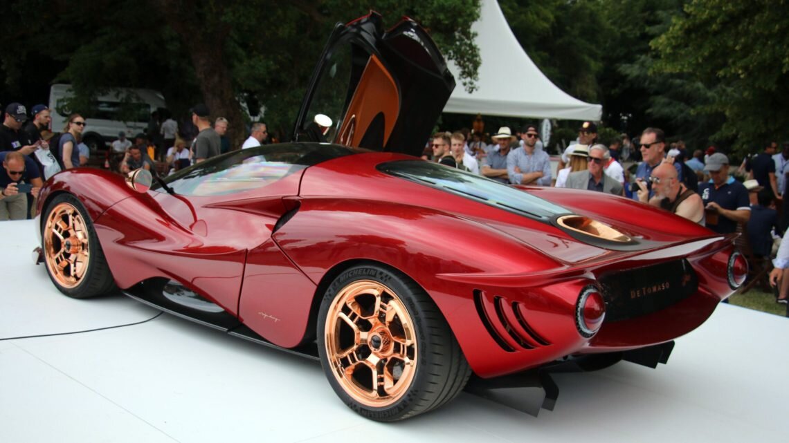 De Tomaso P72 на Фестивале скорости в Гудвуде 4 июля 2019. Фото — Máté Petrány. 