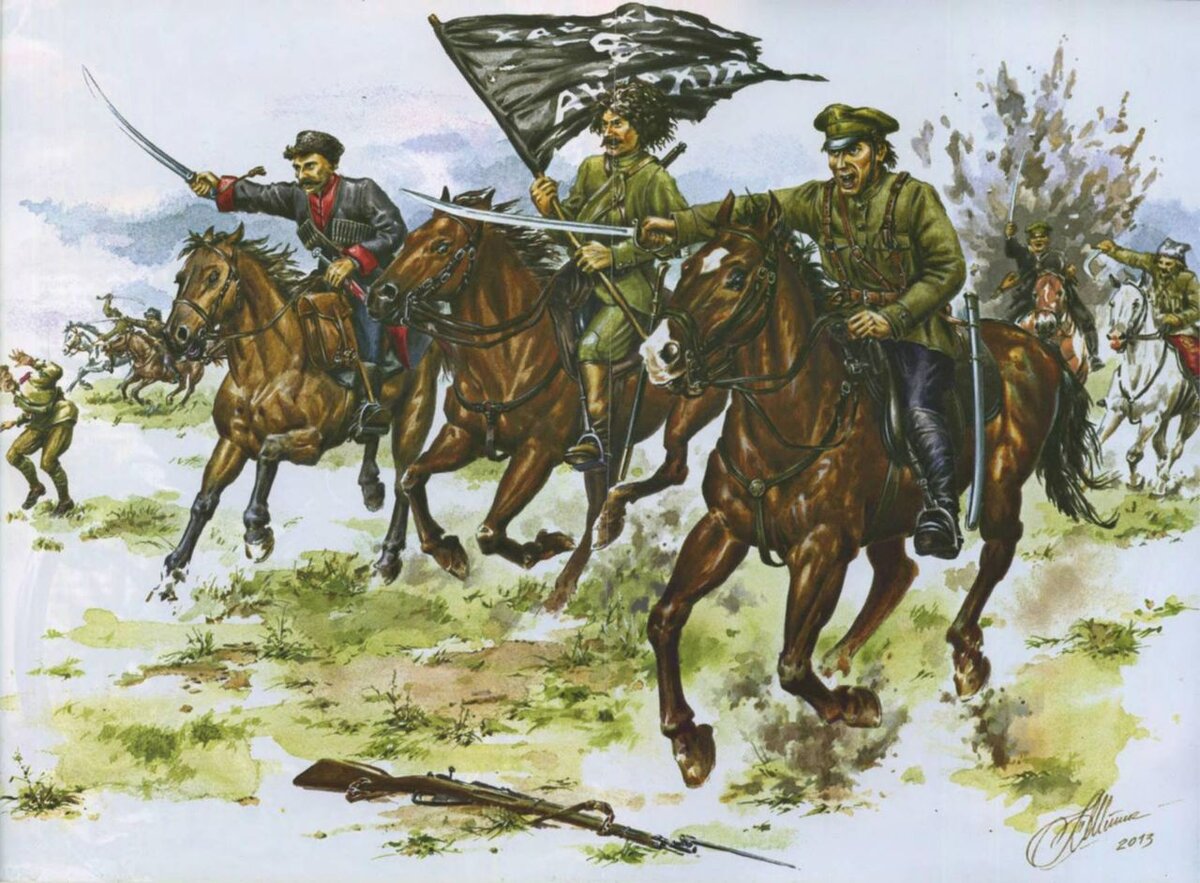 А вы что думали? Что у махновцев можно в тылу «писарем отсидеться»?  