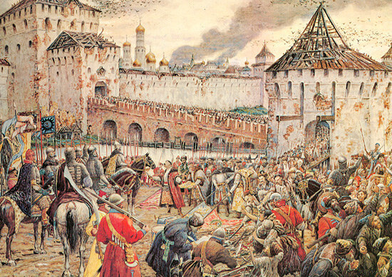 Э. Лисснер. Изгнание польских интервентов из Московского Кремля. Изображение из Яндекс картинки.