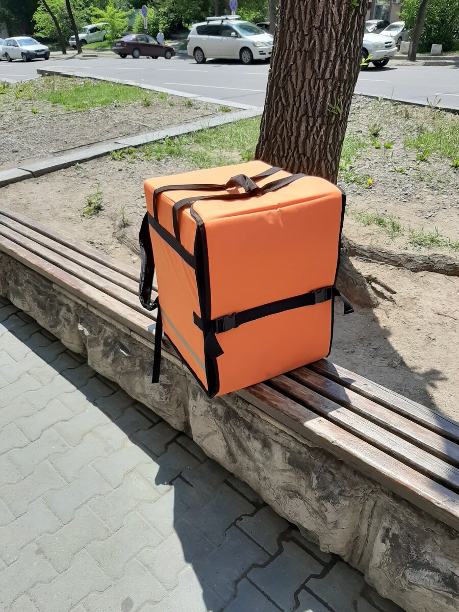                                    Рюкзак - главное орудие курьера 