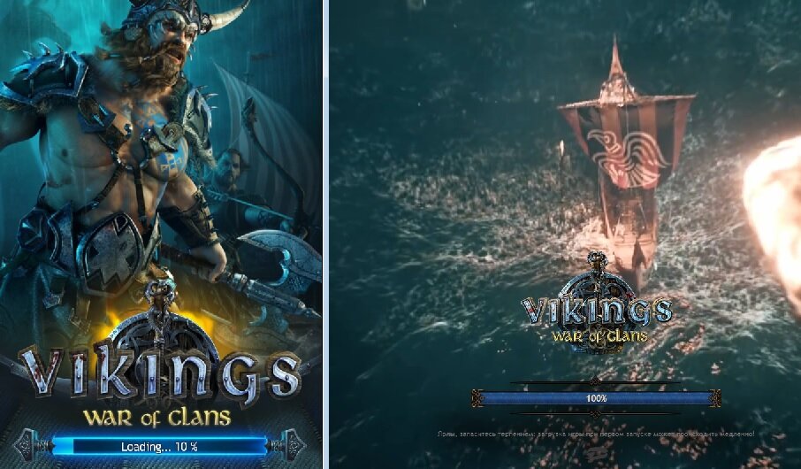 Скриншот игры Vikings: War of Clans.