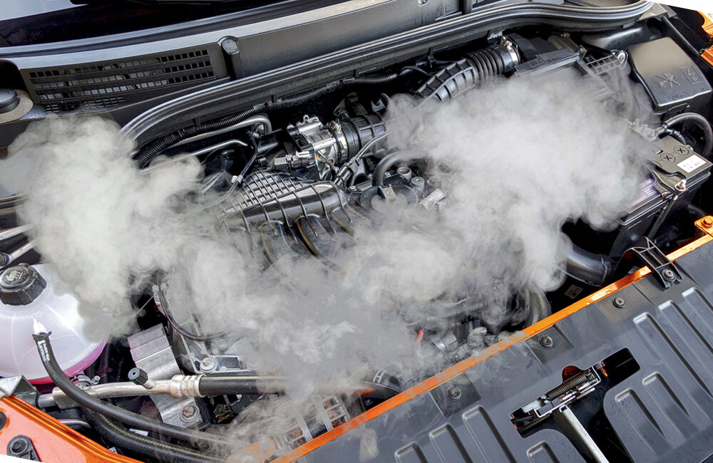 Перегретый двигатель