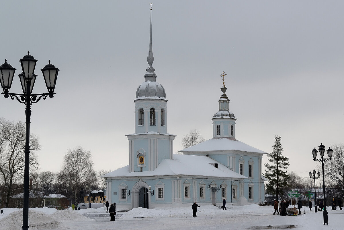 На территории Вологодского Кремля