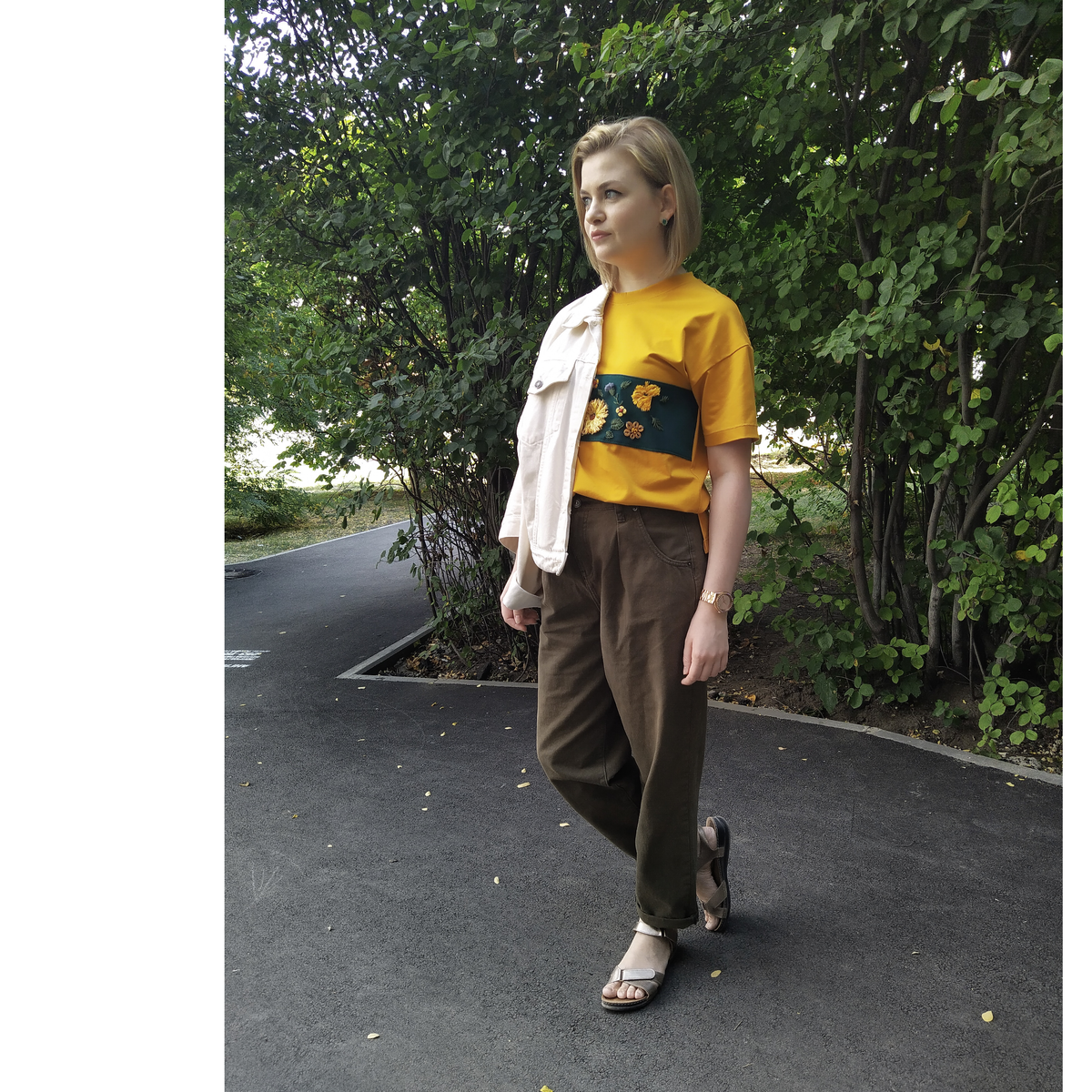 Футболка оверсайз из кулирки