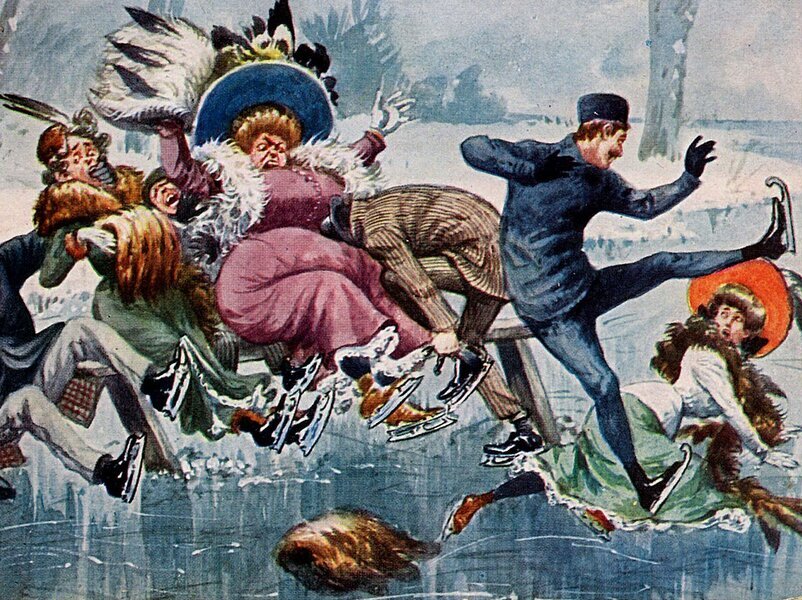 Тилле А. На катке. 