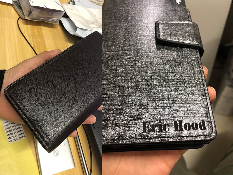 Мужской кожаный бумажник