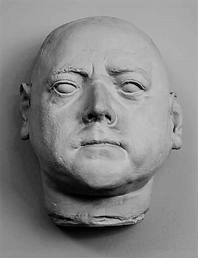 Петр Первый. Прижизненная гипсовая маска работы Растрелли. 1717 г. Фото из открытых источников