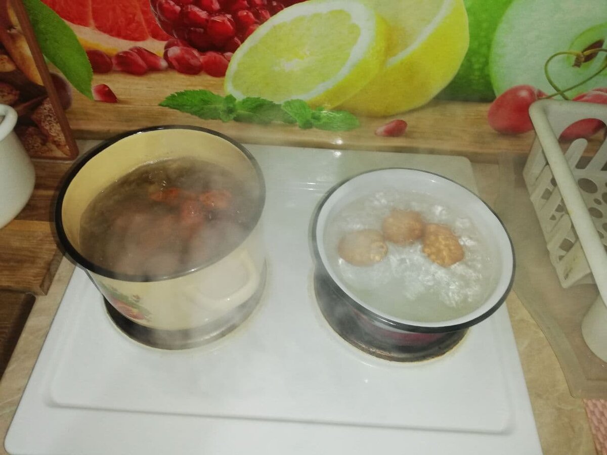 Варка овощей и яиц