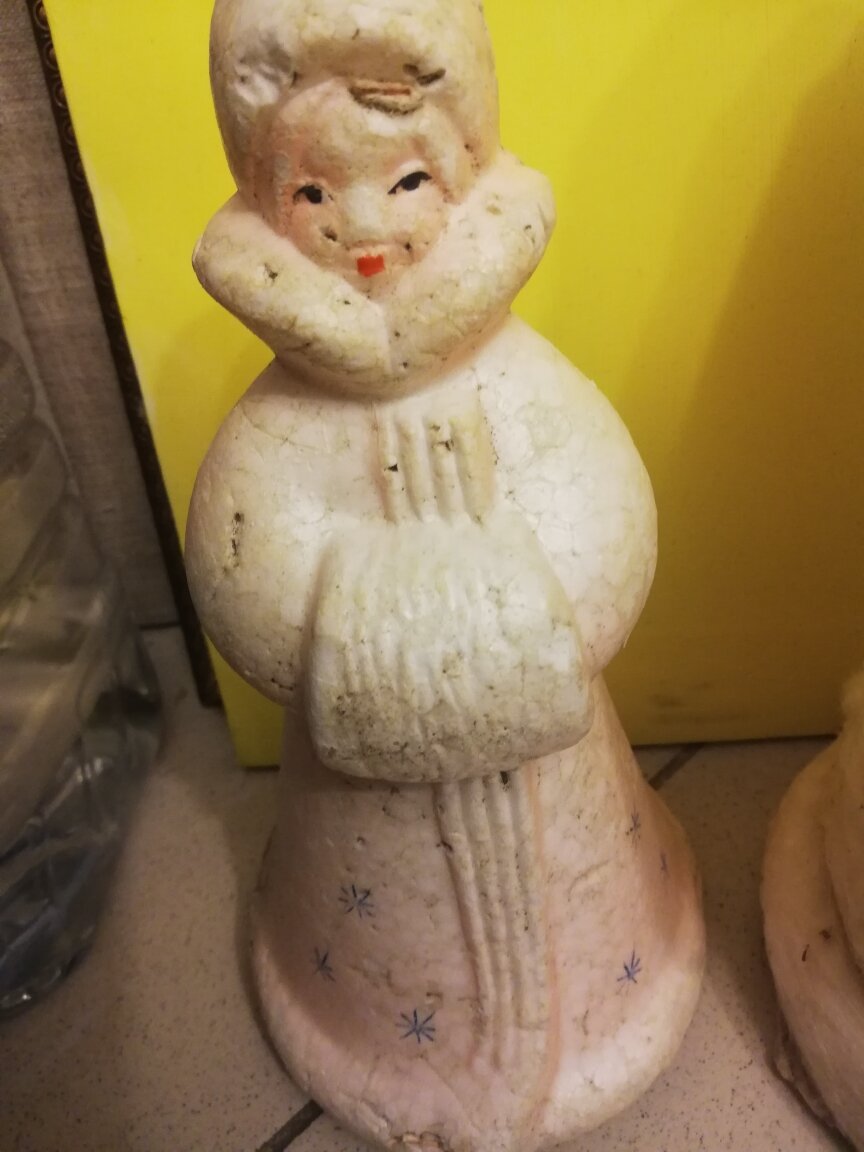 Ручки чесались поскорей привести в порядок Снегурочку и более качественных фотографий я не сделала.