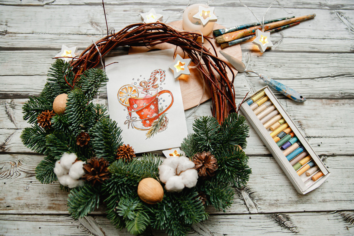 Источник: https://zuart.ru/christmaswreaths