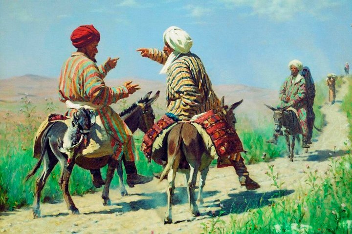 Туркмены в степи